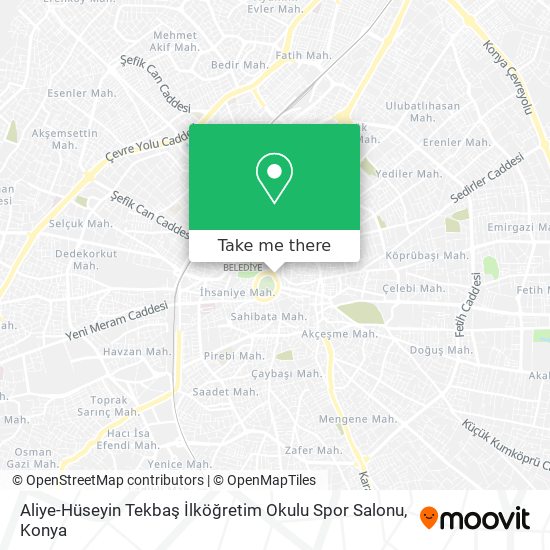 Aliye-Hüseyin Tekbaş İlköğretim Okulu Spor Salonu map