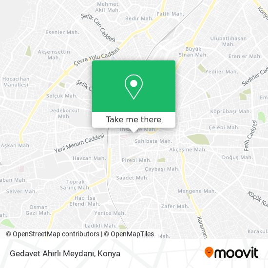 Gedavet Ahırlı Meydanı map
