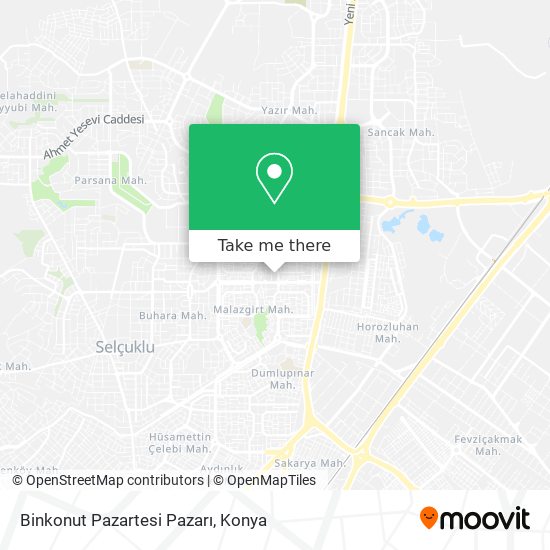 Binkonut Pazartesi Pazarı map