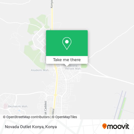 Novada Outlet Konya map