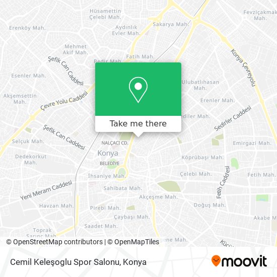 Cemil Keleşoglu Spor Salonu map