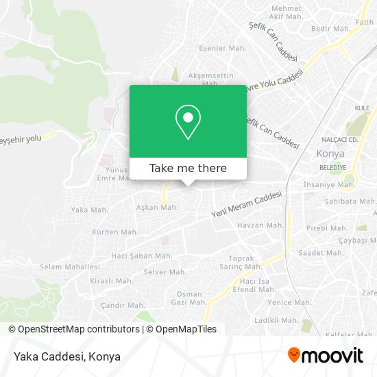 Yaka Caddesi map