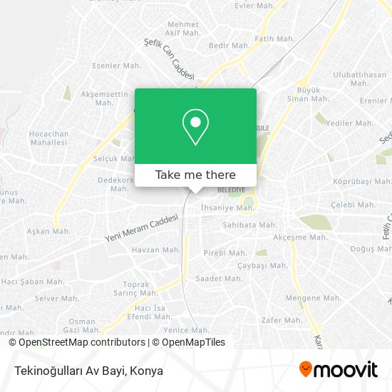 Tekinoğulları Av Bayi map
