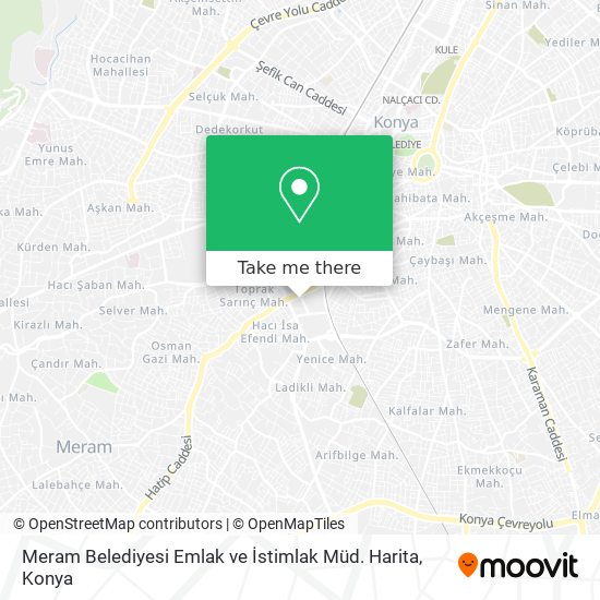 Meram Belediyesi Emlak ve İstimlak Müd. Harita map