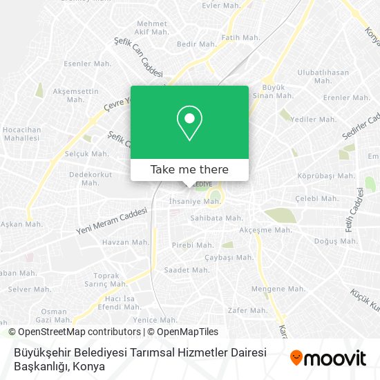 Büyükşehir Belediyesi Tarımsal Hizmetler Dairesi Başkanlığı map