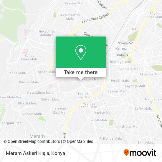 Meram Askeri Kışla map