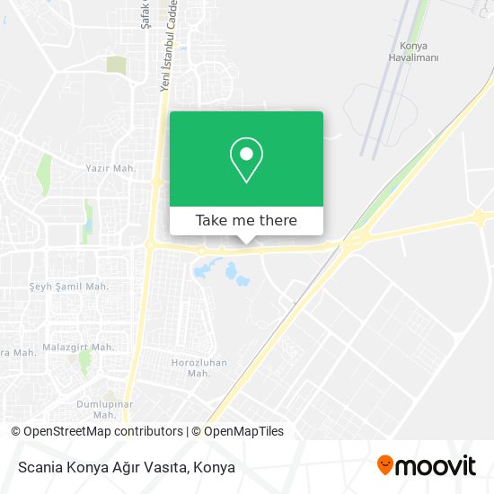Scania Konya Ağır Vasıta map