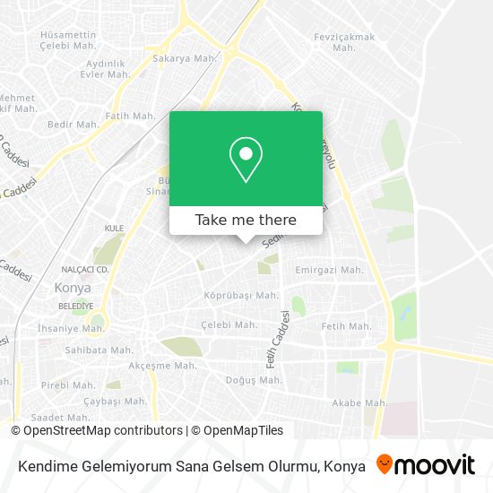 Kendime Gelemiyorum Sana Gelsem Olurmu map