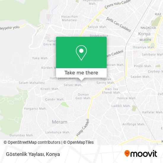 Göstenlik Yaylası map