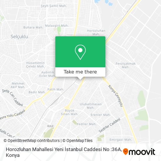 Horozluhan Mahallesi Yeni İstanbul Caddesi No :36A map