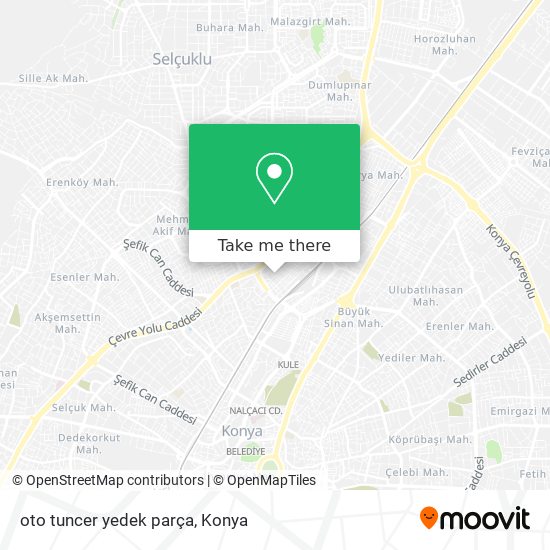 oto tuncer yedek parça map