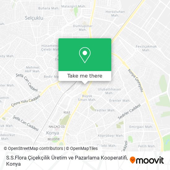 S.S.Flora Çiçekçilik Üretim ve Pazarlama Kooperatifi map