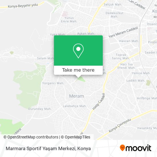 Marmara Sportif Yaşam Merkezi map