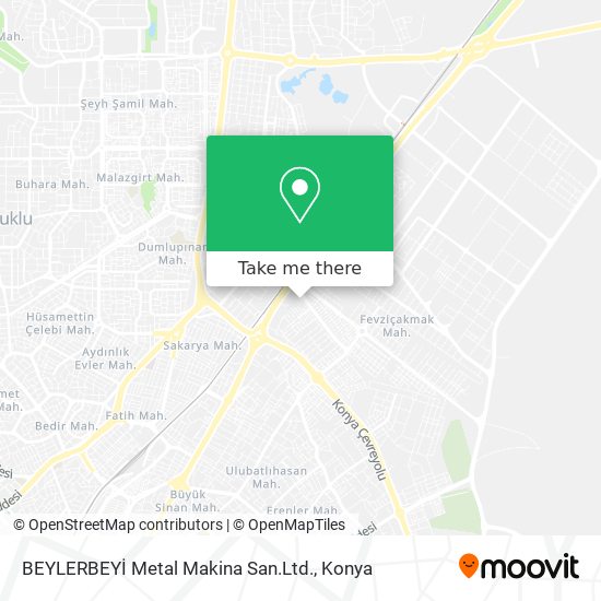 BEYLERBEYİ Metal Makina San.Ltd. map