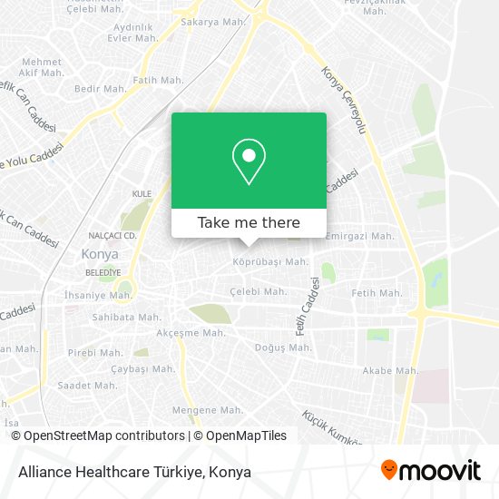 Alliance Healthcare Türkiye map