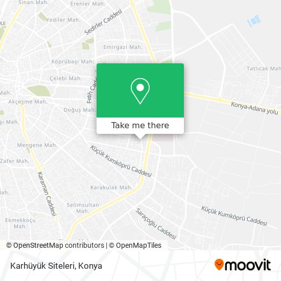 Karhüyük Siteleri map