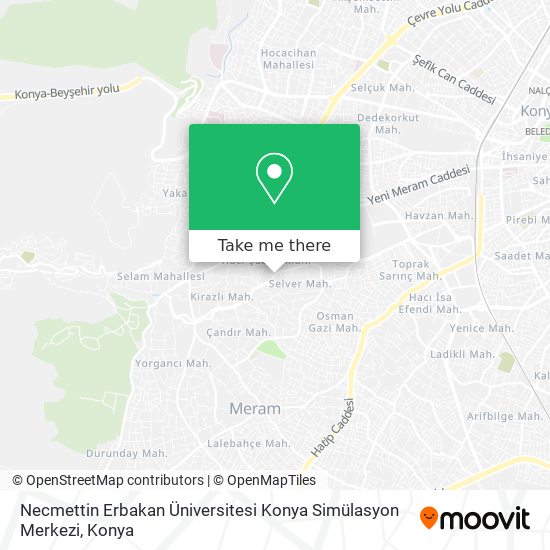 Necmettin Erbakan Üniversitesi Konya Simülasyon Merkezi map