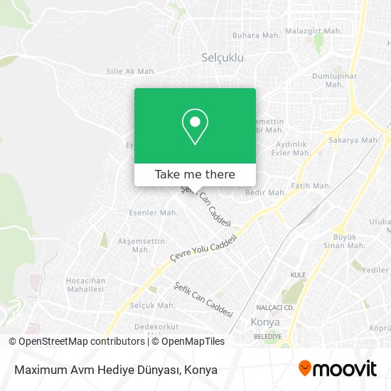 Maximum Avm Hediye Dünyası map
