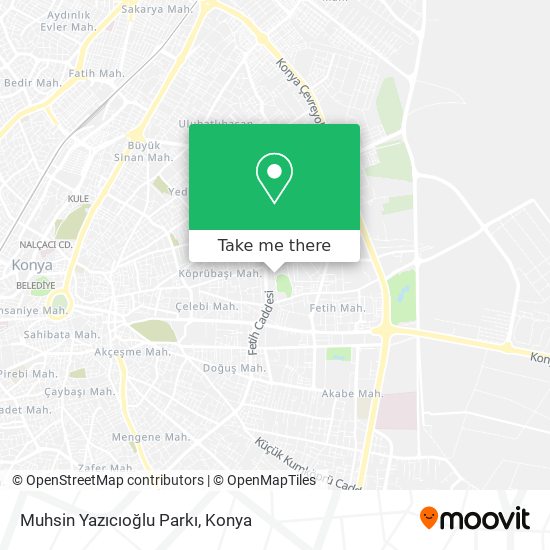 Muhsin Yazıcıoğlu Parkı map