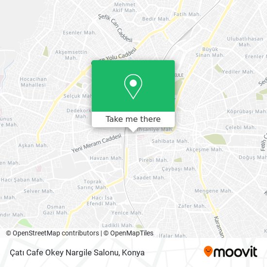 Çatı Cafe Okey Nargile Salonu map