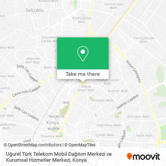 Uğurel Türk Telekom Mobil Dağıtım Merkezi ve Kurumsal Hizmetler Merkezi map