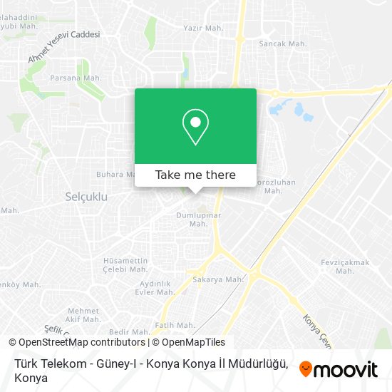 Türk Telekom - Güney-I - Konya Konya İl Müdürlüğü map