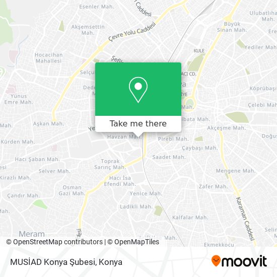 MUSİAD Konya Şubesi map