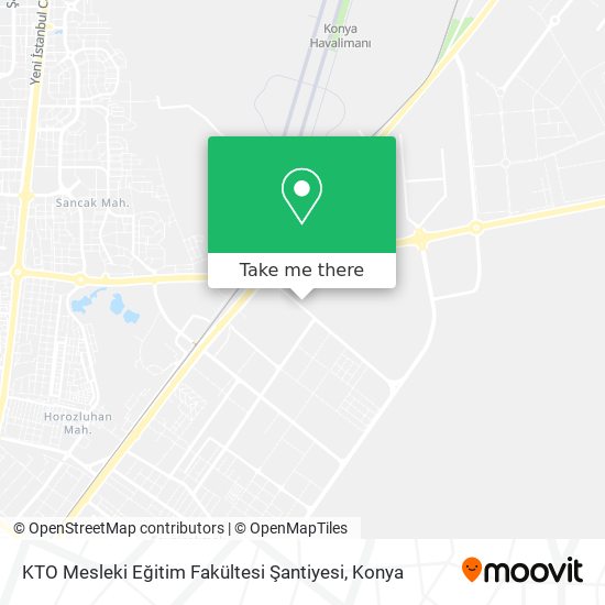 KTO Mesleki Eğitim Fakültesi Şantiyesi map