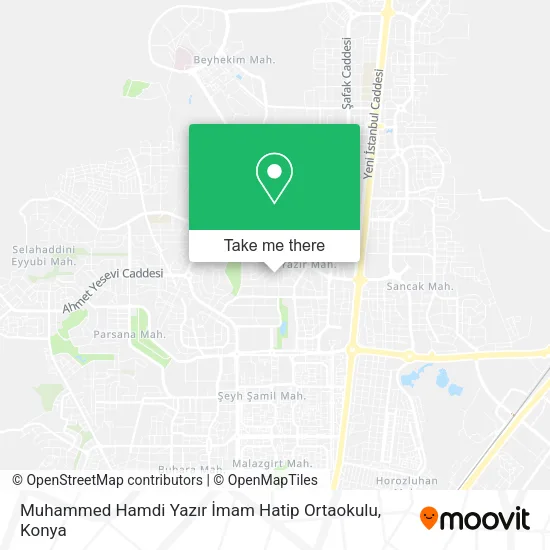 Muhammed Hamdi Yazır İmam Hatip Ortaokulu map
