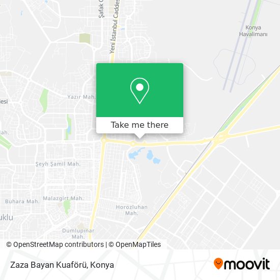 Zaza Bayan Kuaförü map