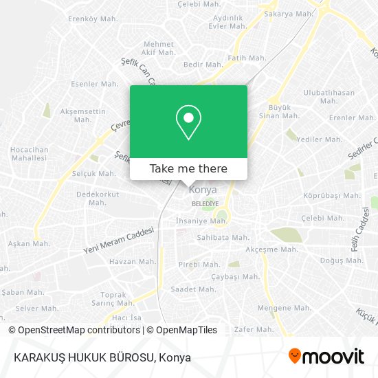 KARAKUŞ HUKUK BÜROSU map