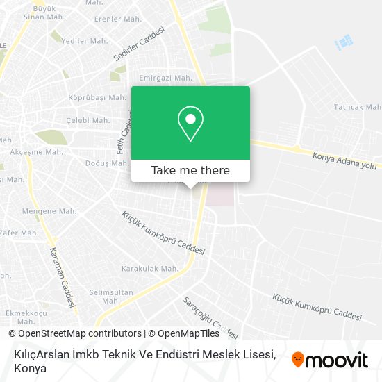 KılıçArslan İmkb Teknik Ve Endüstri Meslek Lisesi map