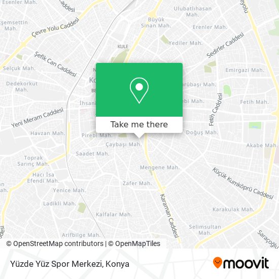 Yüzde Yüz Spor Merkezi map