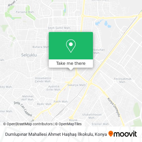 Dumlupınar Mahallesi Ahmet Haşhaş İlkokulu map