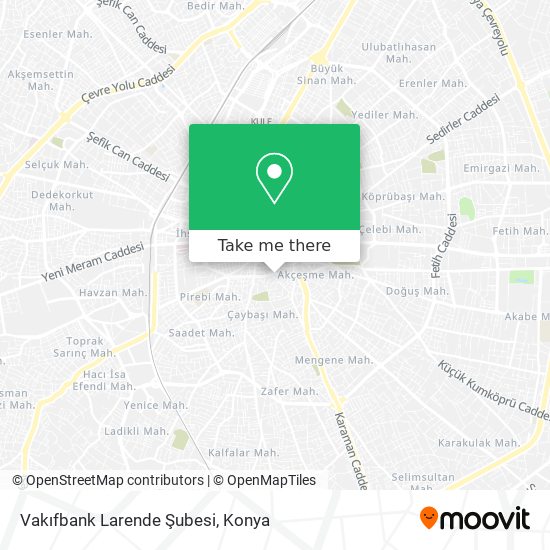 Vakıfbank Larende Şubesi map