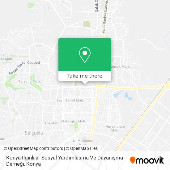 Konya Ilgınlılar Sosyal Yardımlaşma Ve Dayanışma Derneği map