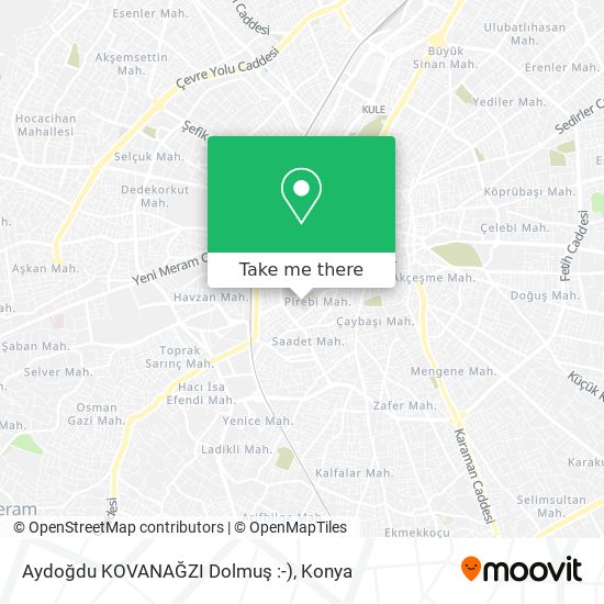 Aydoğdu KOVANAĞZI Dolmuş :-) map
