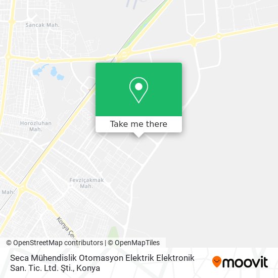 Seca Mühendislik Otomasyon Elektrik Elektronik San. Tic. Ltd. Şti. map