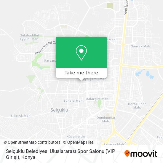 Selçuklu Belediyesi Uluslararası Spor Salonu (VIP Girişi) map
