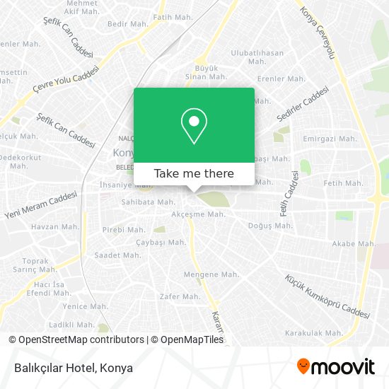 Balıkçılar Hotel map
