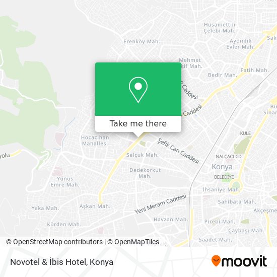 Novotel & İbis Hotel map