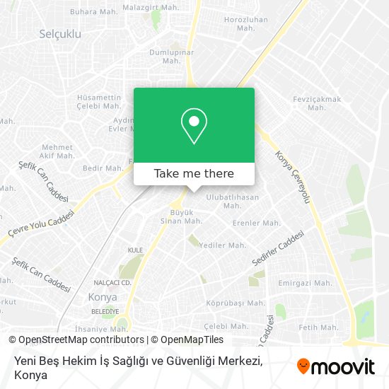 Yeni Beş Hekim İş Sağlığı ve Güvenliği Merkezi map