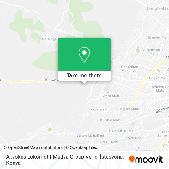 Akyokuş Lokomotif Medya Group Verici İstasyonu map
