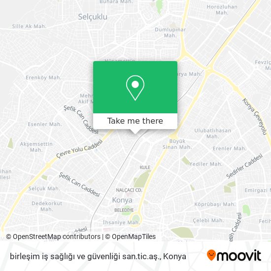 birleşim iş sağlığı ve güvenliği san.tic.aş. map