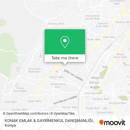 KONAK EMLAK & GAYRİMENKUL DANIŞMANLIĞI map