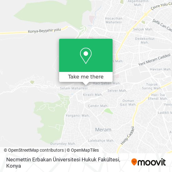 Necmettin Erbakan Üniversitesi Hukuk Fakültesi map