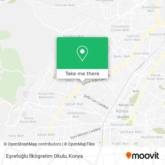 Eşrefoğlu İlkögretim Okulu map