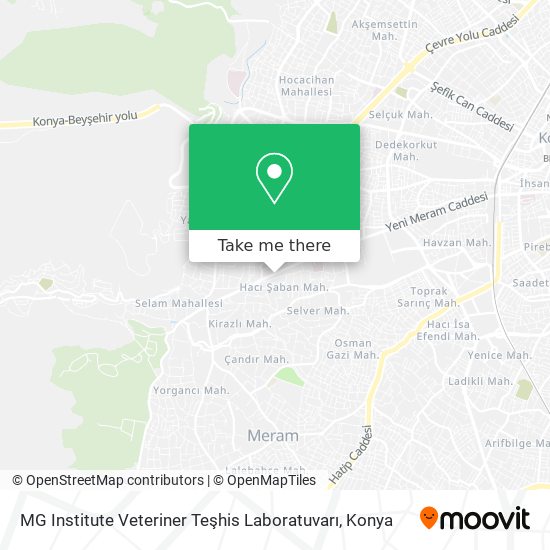 MG Institute Veteriner Teşhis Laboratuvarı map