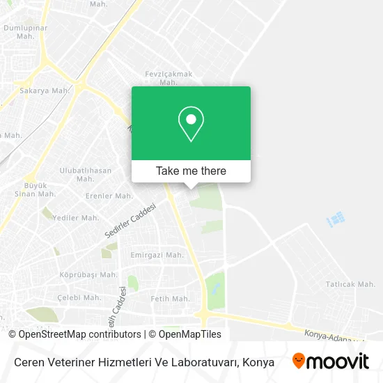 Ceren Veteriner Hizmetleri Ve Laboratuvarı map