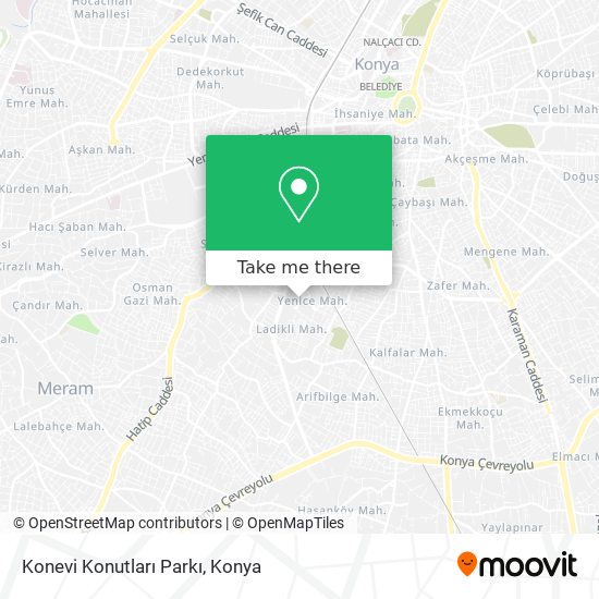 Konevi Konutları Parkı map